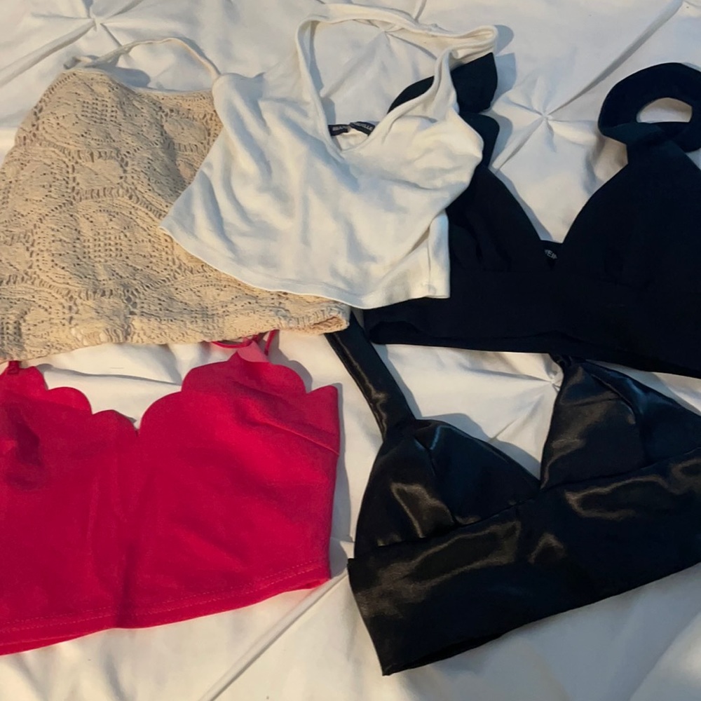 assorted crop top bundle! perf for going out